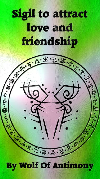 Sigil To Attract Love And Friendship Wiccan Symbols Magic Symbols