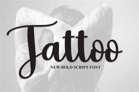 Tattoo Script Font Masterbundles