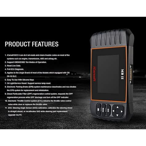 ICarSoft MB II Smart Diagnostic Tool For Mercedes Review OBD Advisor