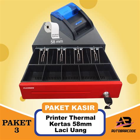 Jual PAKET 3 Paket Mesin Kasir Toko Minimarket Resto Restoran