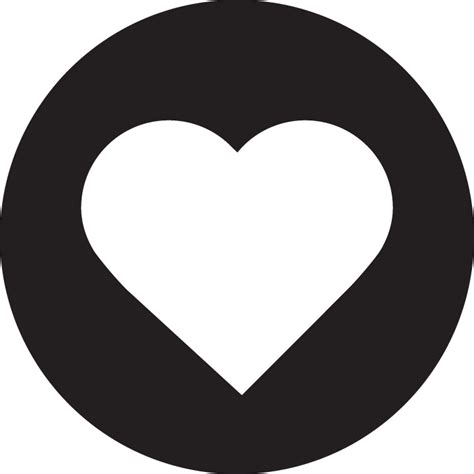 Hfh Icon Heart Blackcircle Icon Png White Badge Clipart Full Size