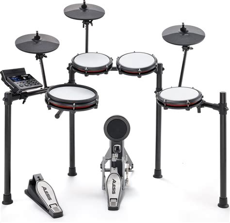 Alesis Nitro Max Mesh Electronic Drum Set And Double Bass Pedal