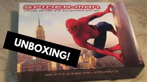 Unboxing 2002 Spider Man Limited Edition DVD Collector S Gift Set