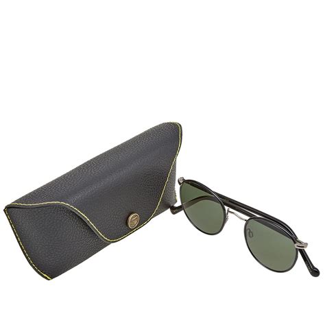 Moscot Zev Sunglasses Black, Gunmetal & G15 | END. (US)