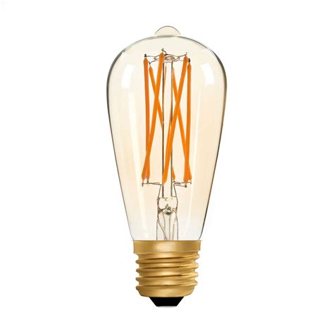 Zico Squirrel Cage St64 Amber 6w 2000k Led Bulb