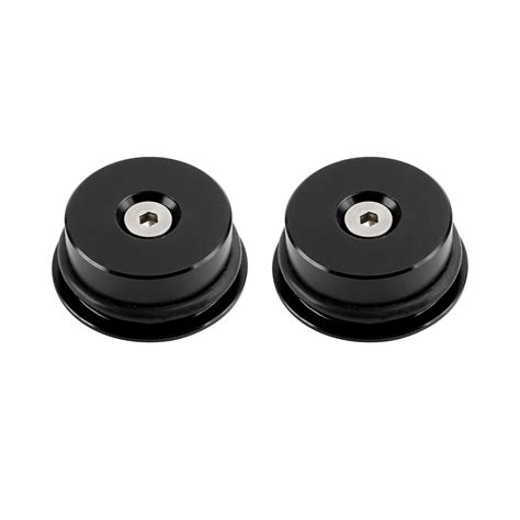 Black Swing Arm Pivot Caps For Honda CB 150 250 300 R Frame Cap Plugs