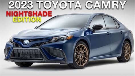 Toyota Camry Nightshade Special Edition Youtube