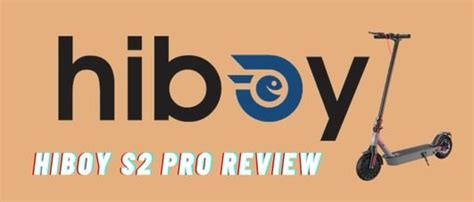 Hiboy S2 Pro Electric Scooter Review ERide Journal