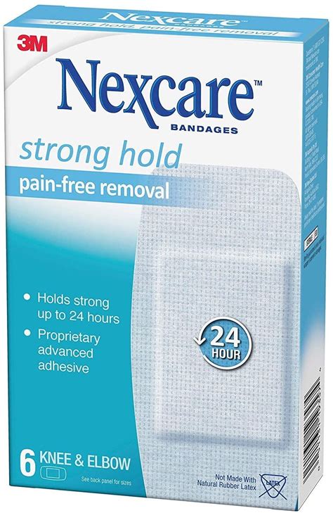 Nexcare Sensitive Skin Bandagesknee And Elbow 6 Ea Pack Of 4