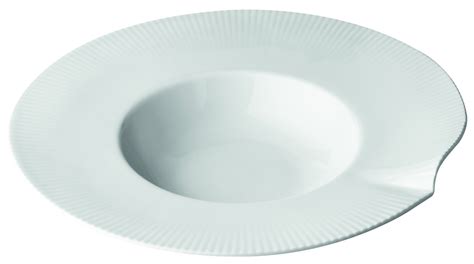 E Pillivuyt Assiette Extra Creuse Rond Blanc Porcelaine