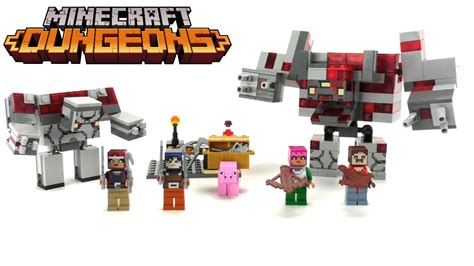 Lego Minecraft Dungeons Set 21163 Das Redstone Kräftemessen Review Deutsch Youtube