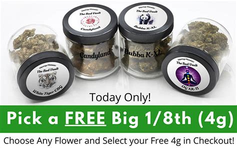 Delta 8 Thc Flower Buds Free Big 1 8th Deal Budvault