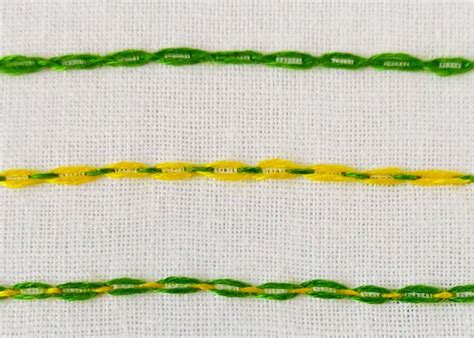 Running stitch and its variations - hand embroidery stitches