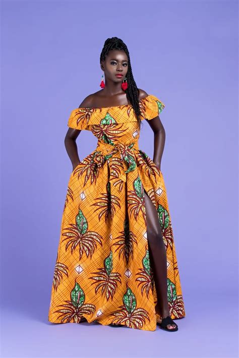 A Stunning Example Of Handmade African Fashion The Ouma Maxi Dress Is