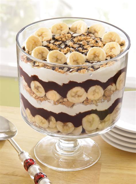 Chocolate Banana Cream Trifle Recipe Trifle Recipe Desserts Eat