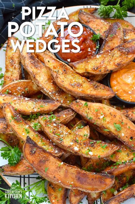 Pizza Potato Wedges Lord Byron S Kitchen