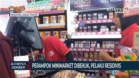 Residivis Rampok Minimarket Dengan Pistol Mainan Bawa Kabur Juta