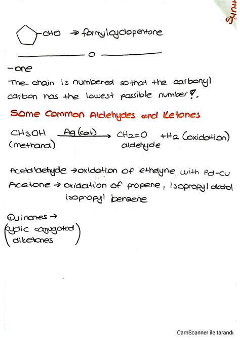 SOLUTION Organic Chemistry Aldehydes And Ketones Studypool