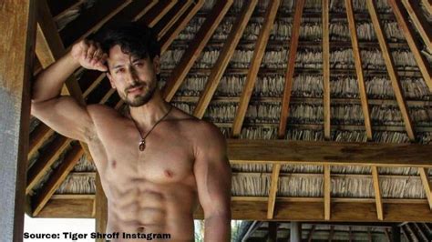 Tiger Shroff Goes Shirtless Saying It Is Hot Outside Flaunts Abs