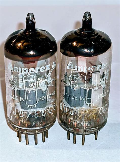 Amperex Bugle Boy 6DJ8 ECC88 Tube Pair Rare Slim Boy Reverb