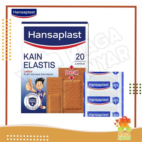 Jual NAS Hansaplast Kain Elastis Satuan Plester Strip Penutup Luka