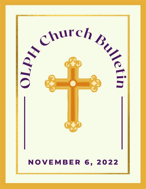 Church Bulletin for Our Lady Of Perpetual Help – November 6, 2022 ...