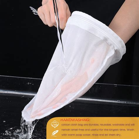 Summer 2024 Ultra Fine Mesh Strainer Bags Commercial Grade Reusable Food Filter Bags And