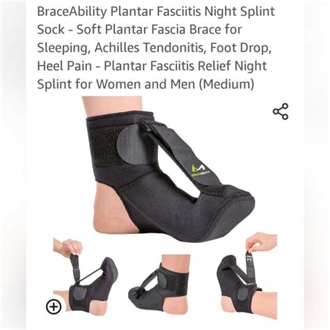 Accessories Plantar Fasciitis Night Sock Soft Stretching Boot Splint