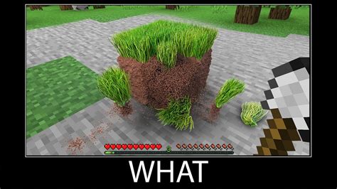 Minecraft Wait What Meme Part 176 Realistic Minecraft Grass And Dirt