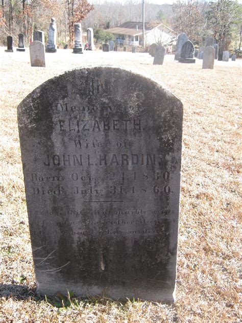 Elizabeth Hambright Hardin 1830 1860 Find A Grave Memorial