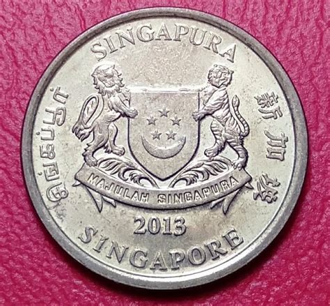 Jual JC 507 KOIN SINGAPURA 5 SEN TAHUN 2013 Di Lapak Jenggala