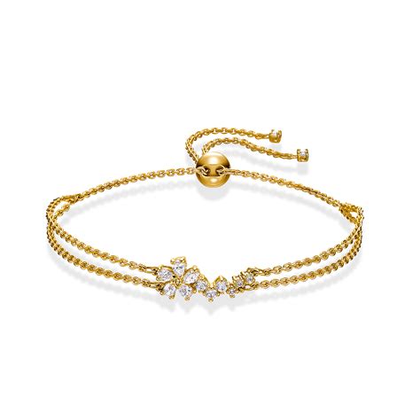 Swarovski Bileklik Botanical Bracelet Chain Czwh Gos M