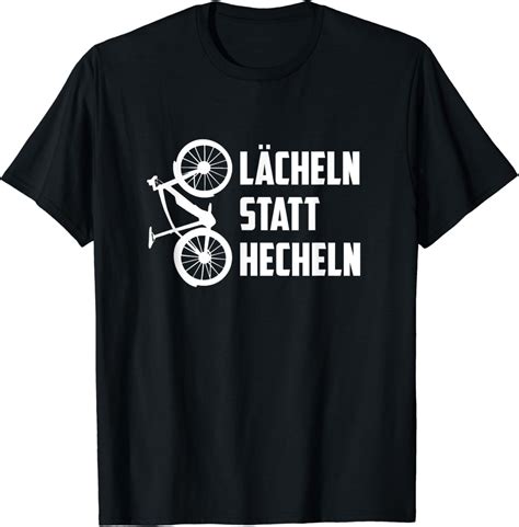 E Bike Lächeln Statt Hecheln E Bike Humor Witzig T Shirt Amazon de