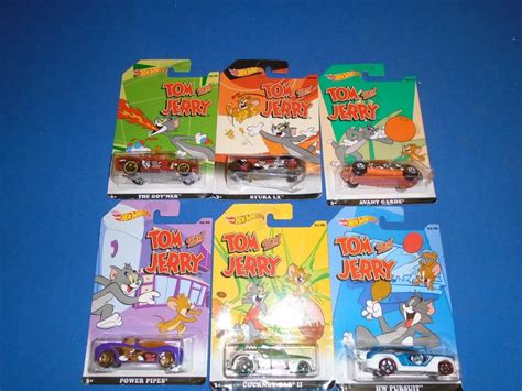 Tom And Jerry Set Hot Wheels Different Cars Gov Ner Pipes Cab Ryura Hw Gar