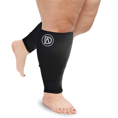 Wide Calf Compression Sleeves 20 30 Mmhg Plus Size By Dominion Active 1 Pair Thegivenget