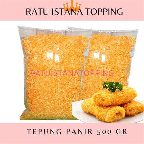 Jual Tepung Panir Tepung Roti Mix 500 Gr Bread Crumbs Nugget Pisang