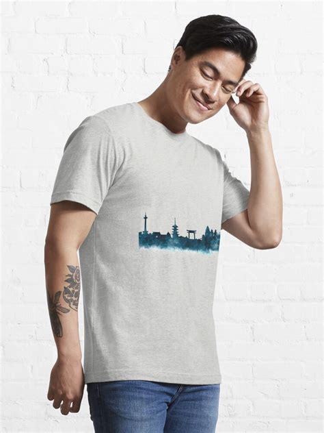 Kyoto Skyline T Shirt For Sale By MonnPrint Redbubble Kyoto T