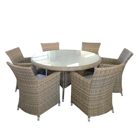 Ballero 7pce Dining Setting Styles Outdoor Furniture Superstore