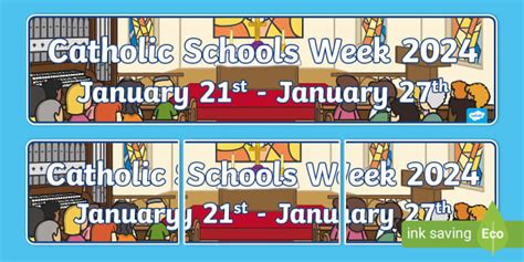 Catholic Schools Week Display Banner Teacher Made Twinkl