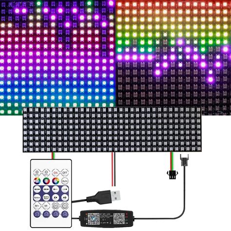 Led Strip Matrix Digital Panel WS2812B Smart Addressable Pixel Screen