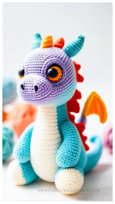 Mithril The Dragon Amigurumi Crochet Free Pattern Always Free Amigurumi