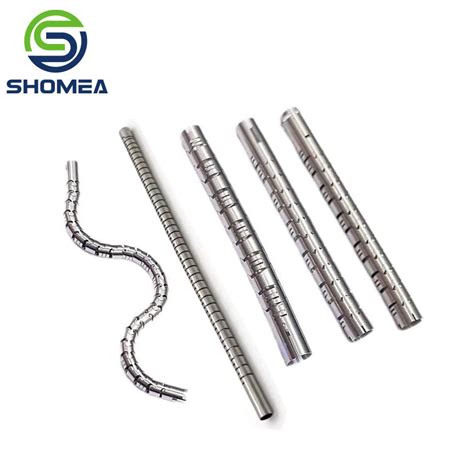 Shomea Customized Small Diameter Stainless Steel Flexible Laser Cutting