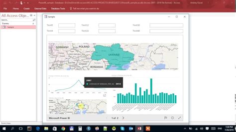 Ms Access Reporting Powered With Ms Power Bi Youtube