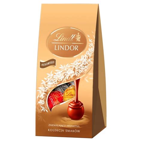 Lindt Lindor Praliny z czekolady mlecznej białej i 13199391036