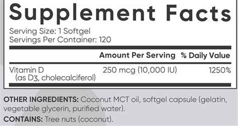 Sports Research Vitamin D Max Strength Iu Softgels