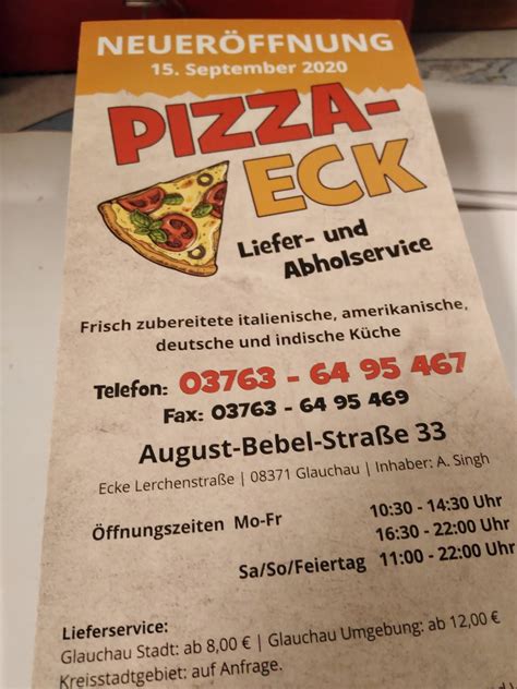 Pizza Eck Glauchau Restaurant Reviews