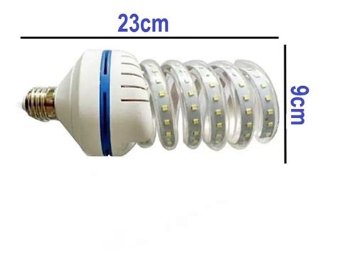 Lampada Led Milho Espiral Soquete E Bivolt Branco Frio W R