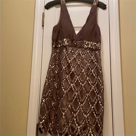 Sue Wong Dresses Nwt Sue Wong Nocturne Tan Beaded Dress Size