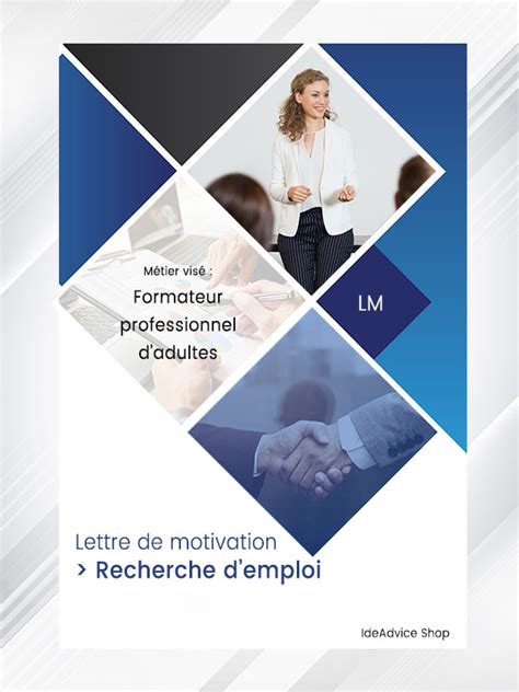 Mod Le Lettre De Motivation Formateur Professionnel D Adultes