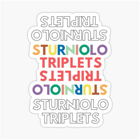 Sturniolo Triplets Sticker For Sale By Simulate Redbubble